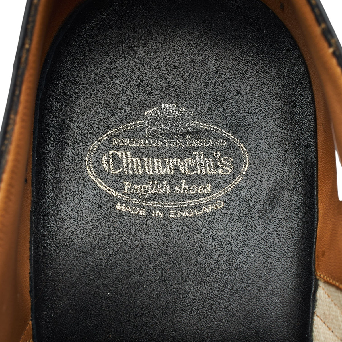 'New York' Black Leather Oxford Brogues UK 8.5 G