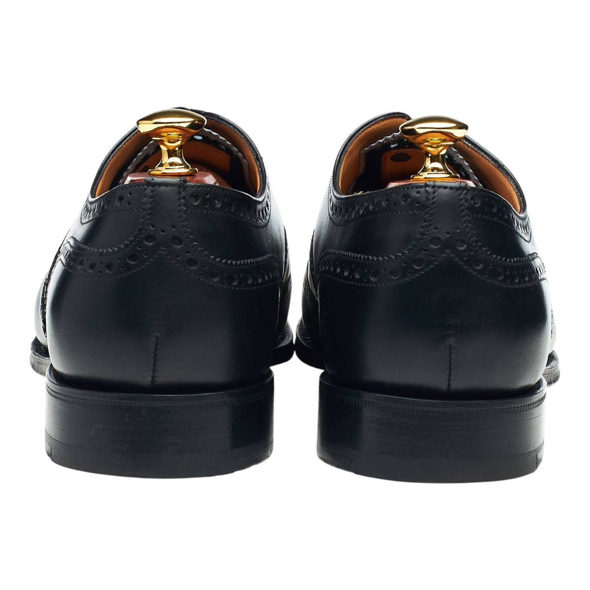 'Chetwynd' Black Leather Oxford Brogues UK 8.5 G