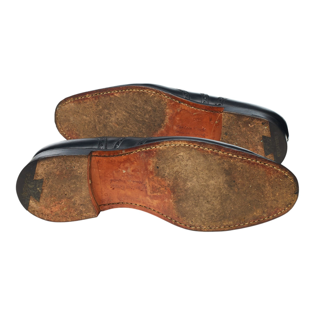 'Chetwynd' Black Leather Oxford Brogues UK 8.5 G