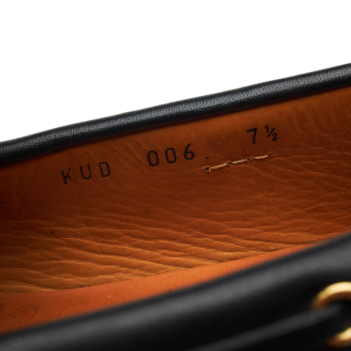 Black Leather Driving Loafers UK 7.5