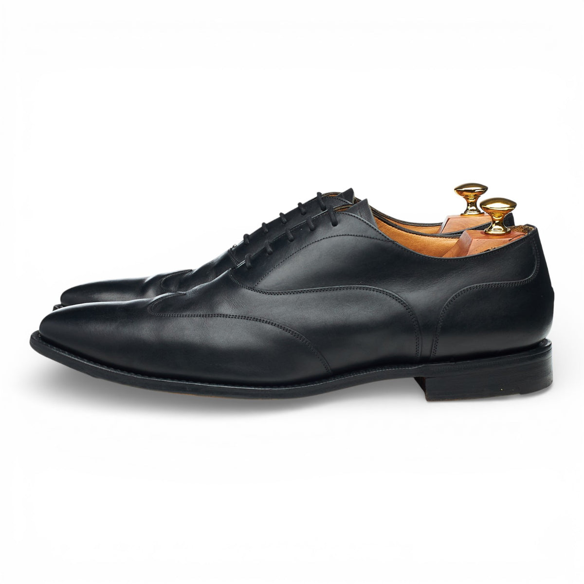 'Shergar' Black Leather Oxford UK 9.5 F