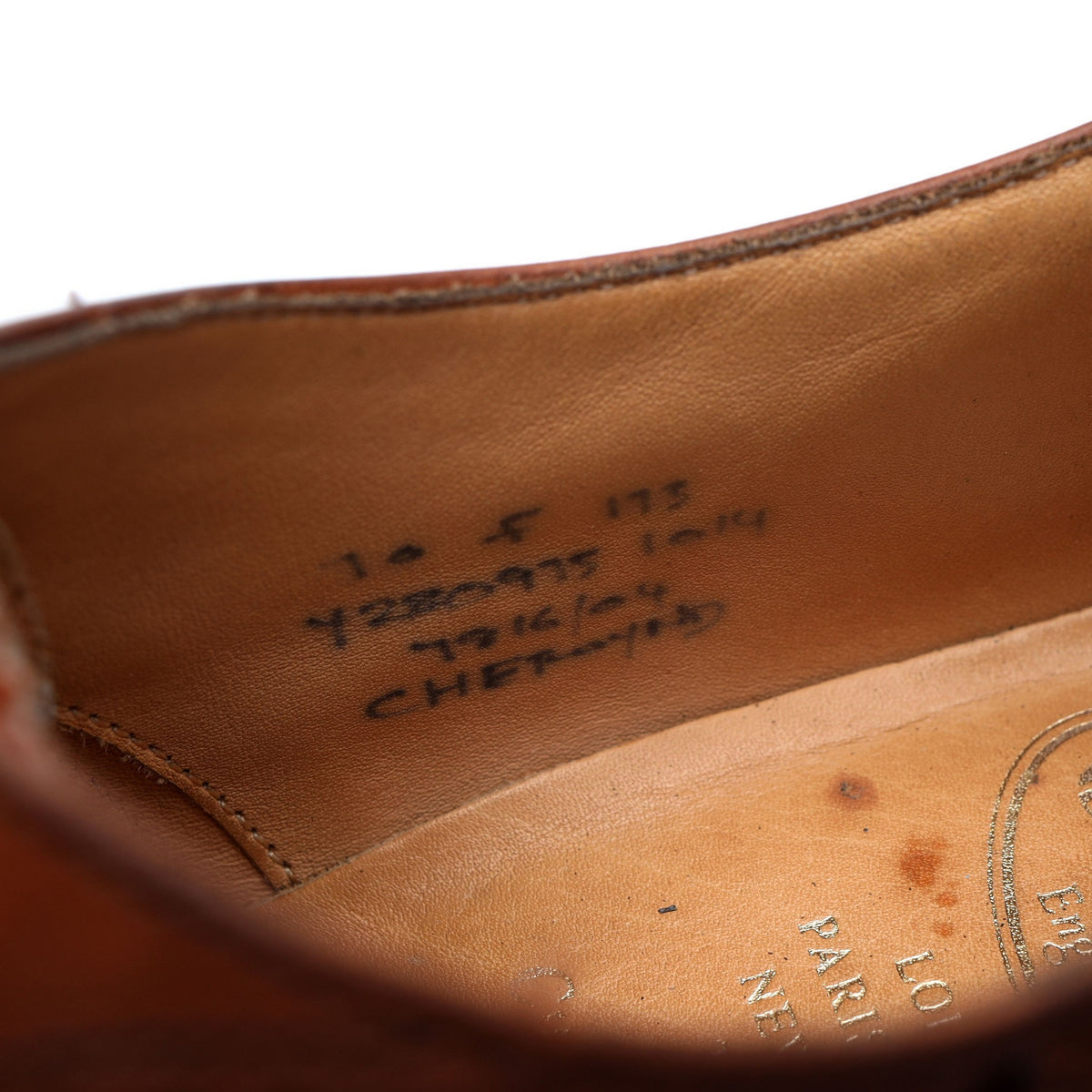 &#39;Chetwynd&#39; Tan Brown Leather Oxford Brogue UK 7 F