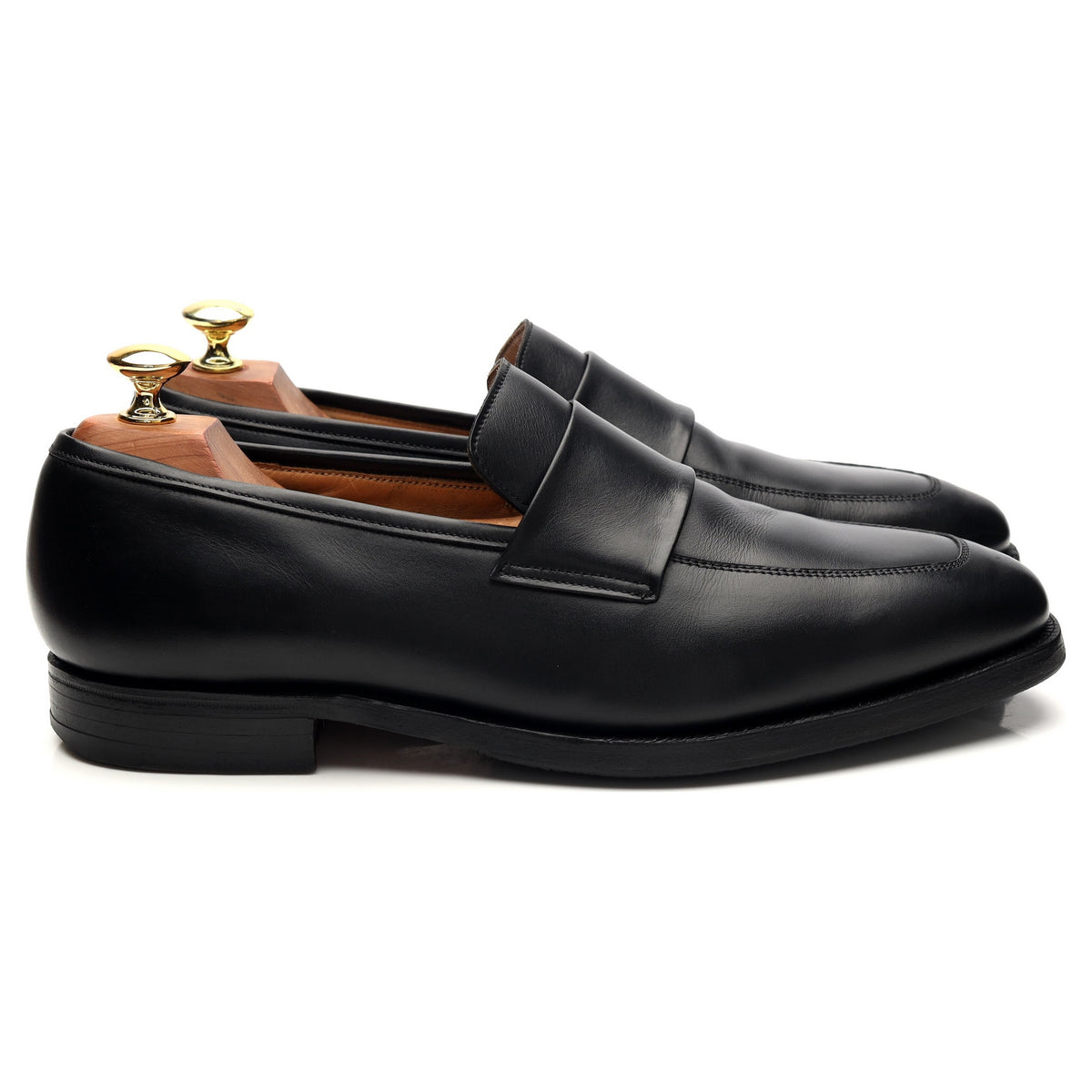 Richard James &#39;Walton&#39; Black Leather Loafers UK 8.5 E