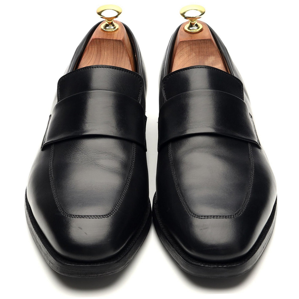 Richard James &#39;Walton&#39; Black Leather Loafers UK 8.5 E