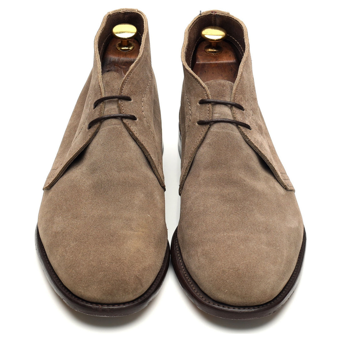 &#39;Polo&#39; Light Brown Suede Chukka Boots UK 9