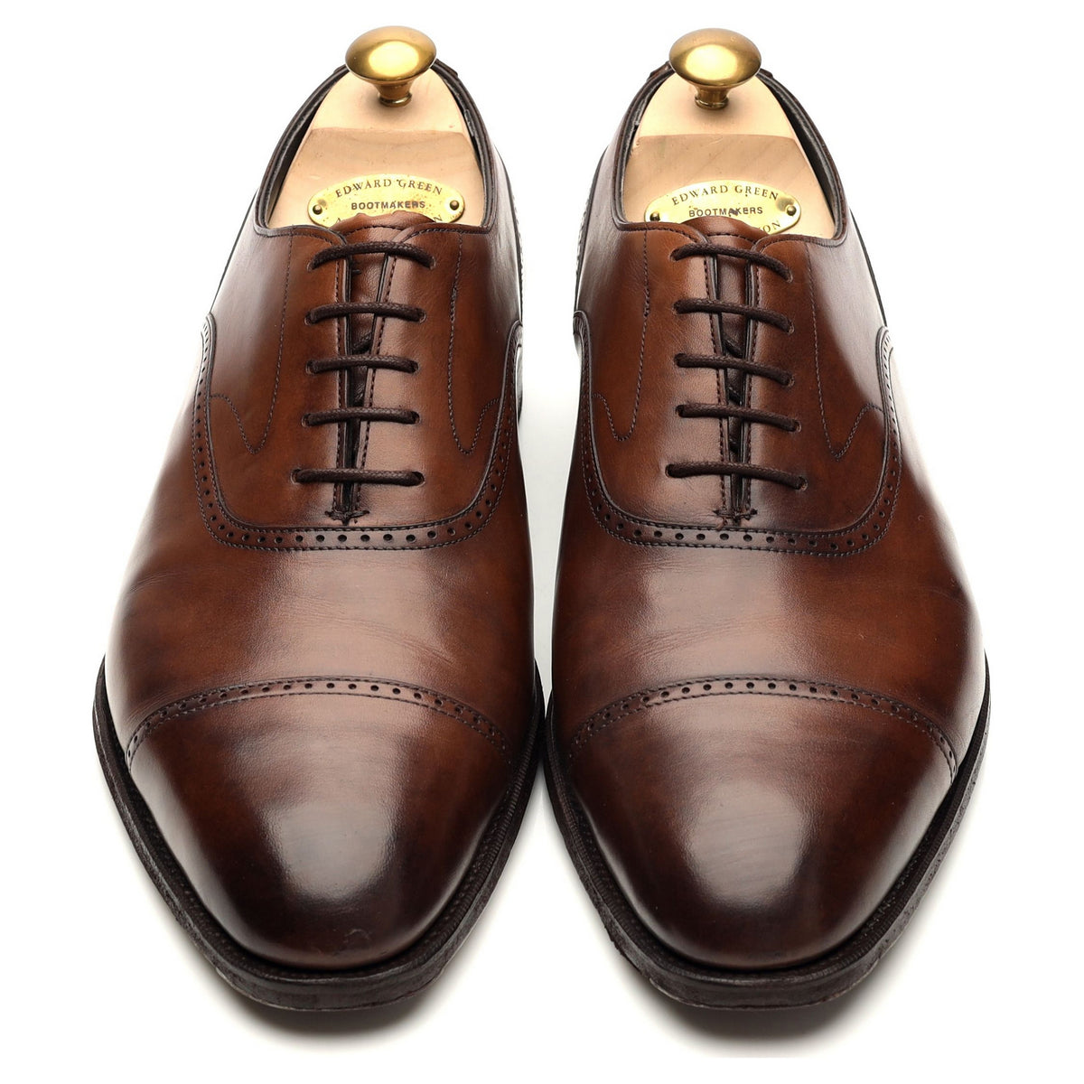 &#39;Andrew&#39; Brown Leather Oxford Brogue UK 9.5 F