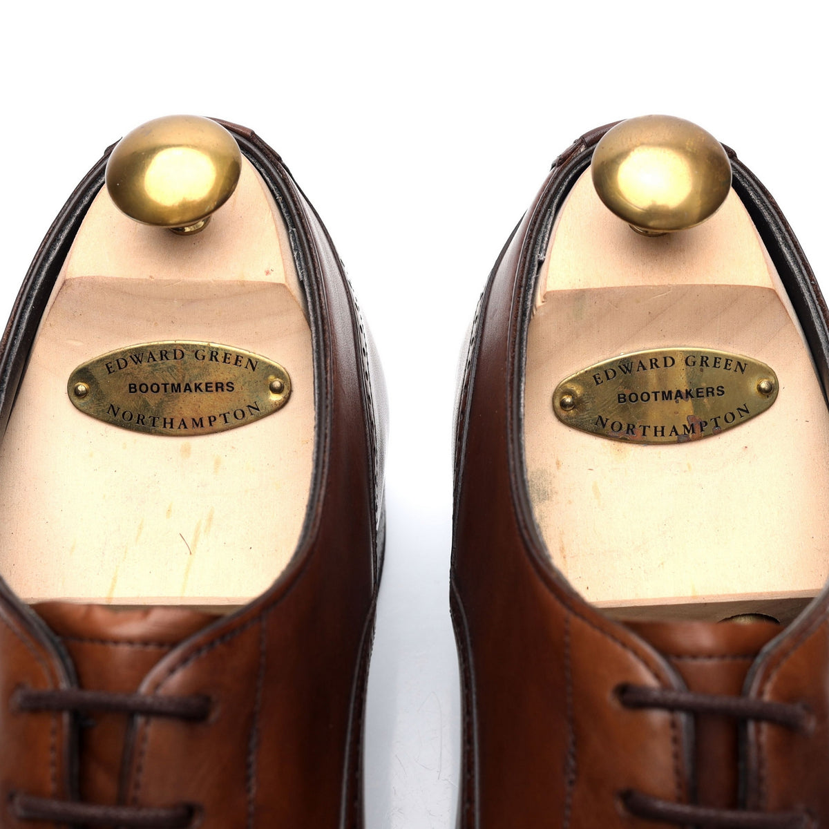 &#39;Andrew&#39; Brown Leather Oxford Brogue UK 9.5 F