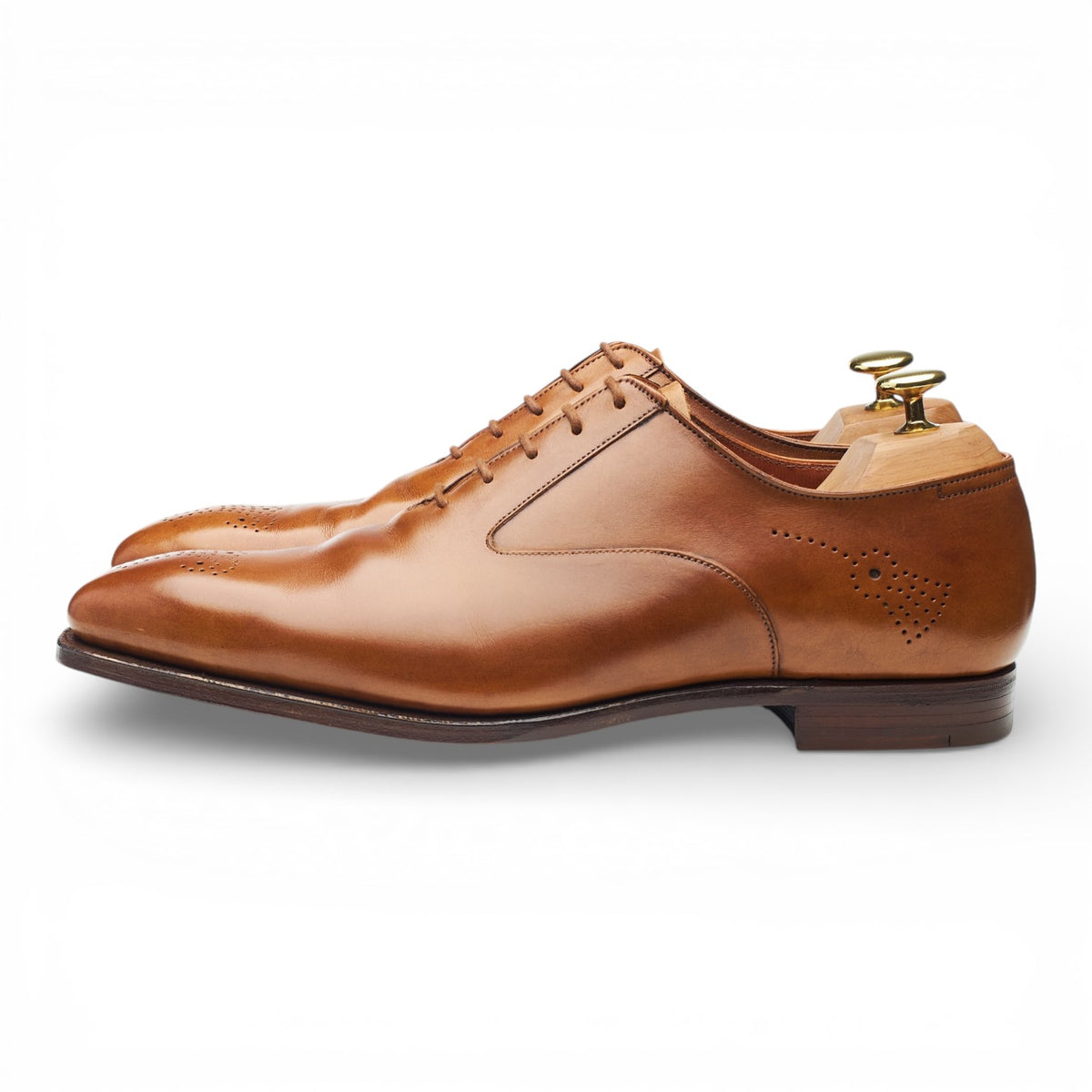 'Rosemoor' Tan Brown Leather Oxford UK 8.5 E