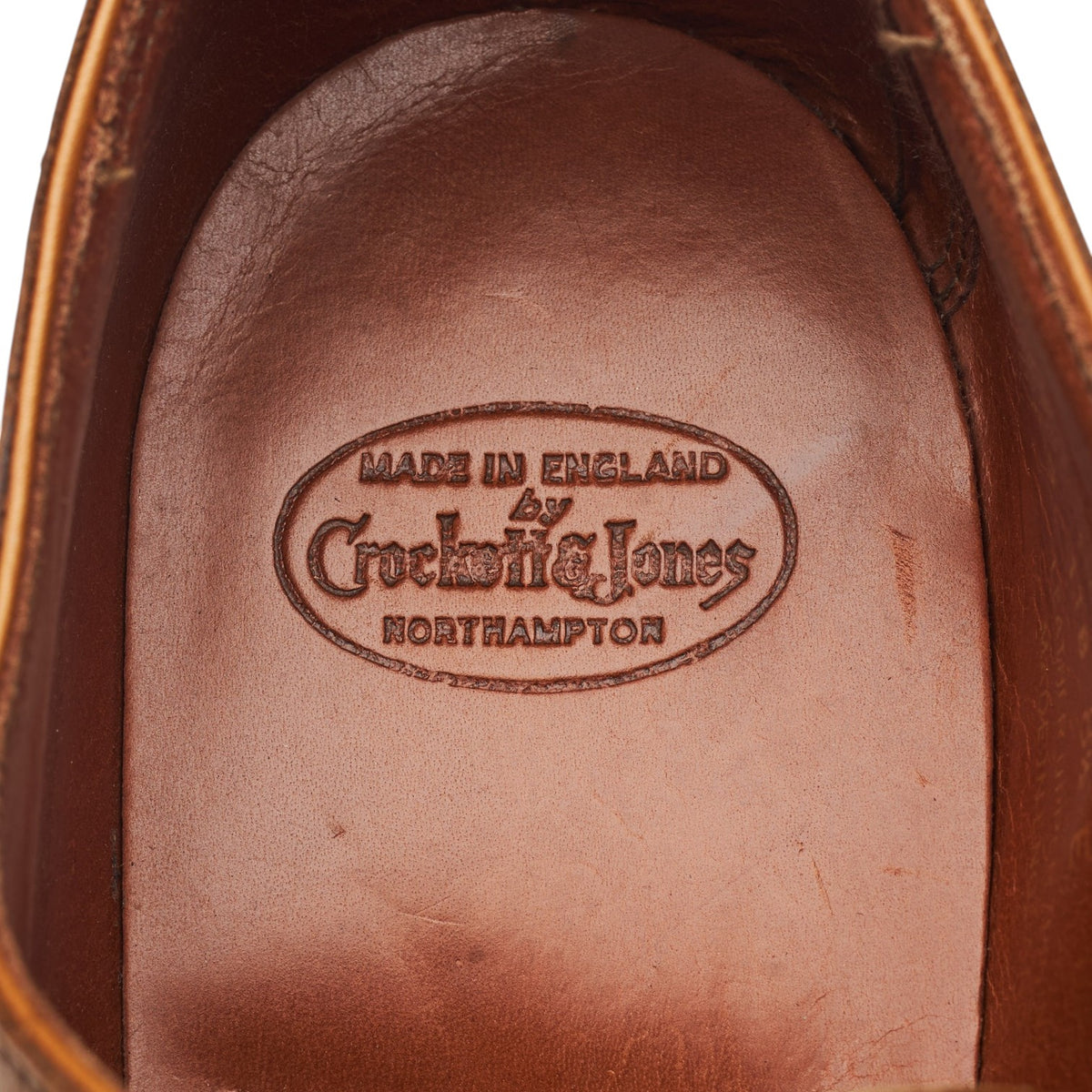 'Rosemoor' Tan Brown Leather Oxford UK 8.5 E