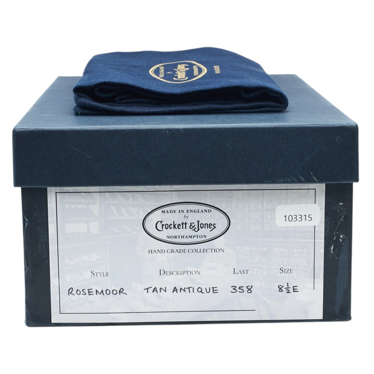 'Rosemoor' Tan Brown Leather Oxford UK 8.5 E