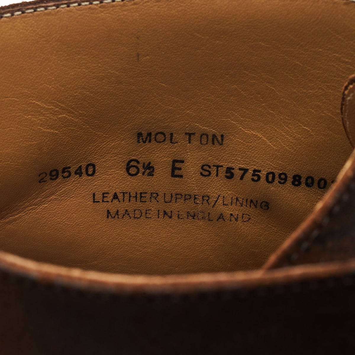 'Molton' Dark Brown Rough-Out Suede Chukka Boots UK 6.5 E