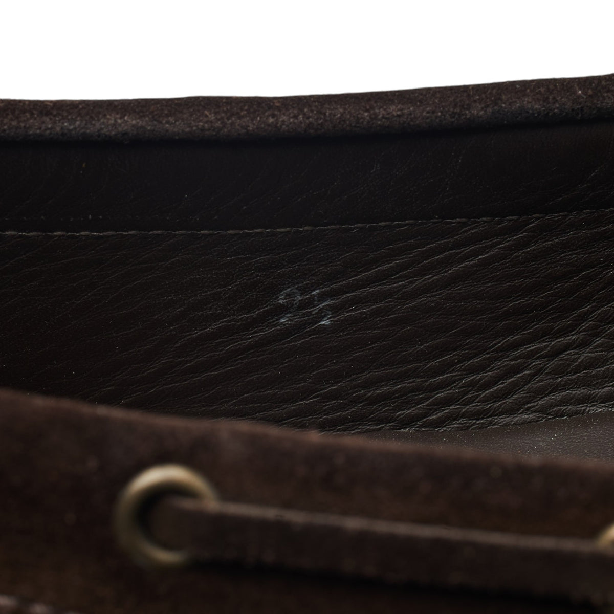 Gommino Dark Brown Suede Fringe Driving Loafers UK 9.5