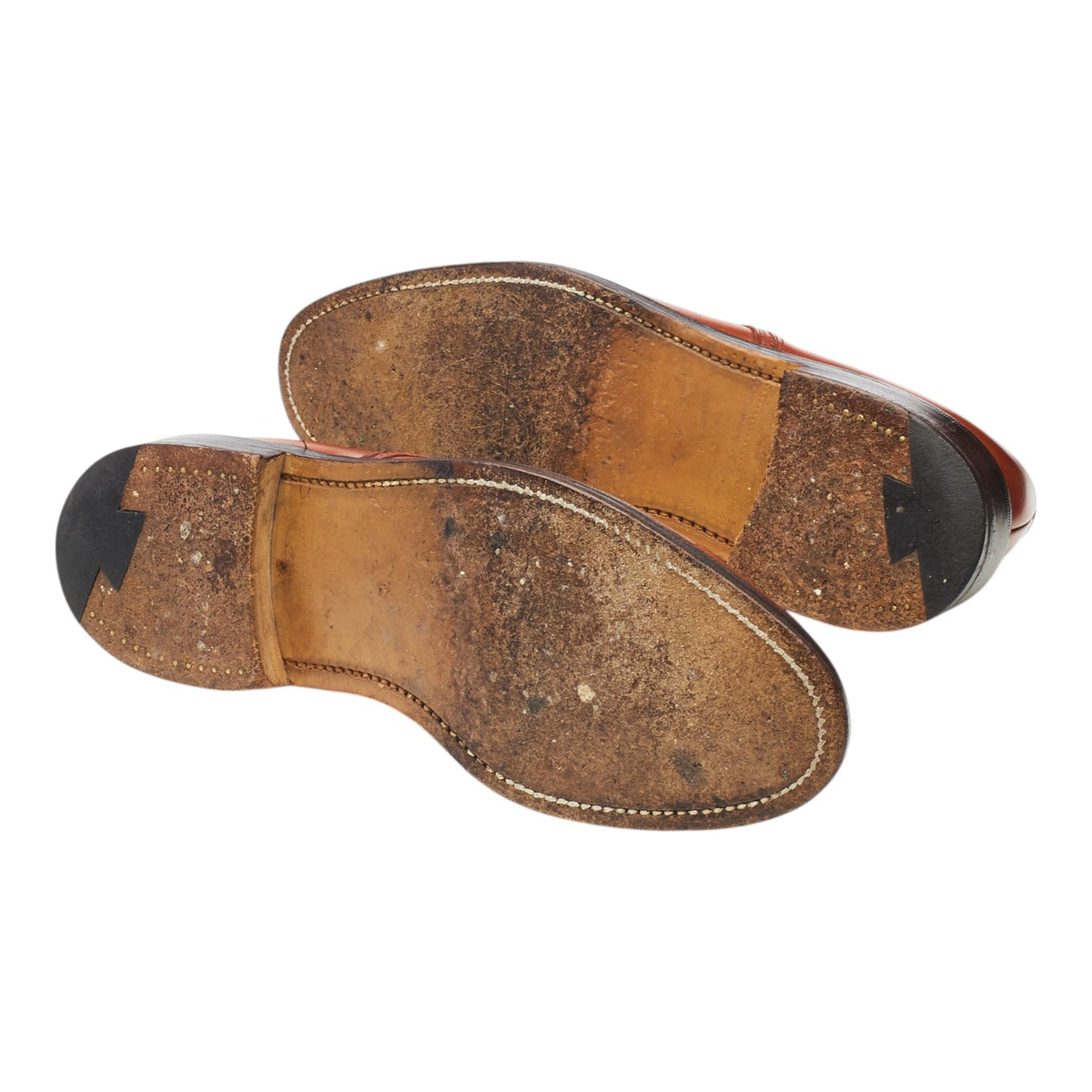 Vintage Tan Brown Leather Derby Split Toe Derby UK 6.5 EF