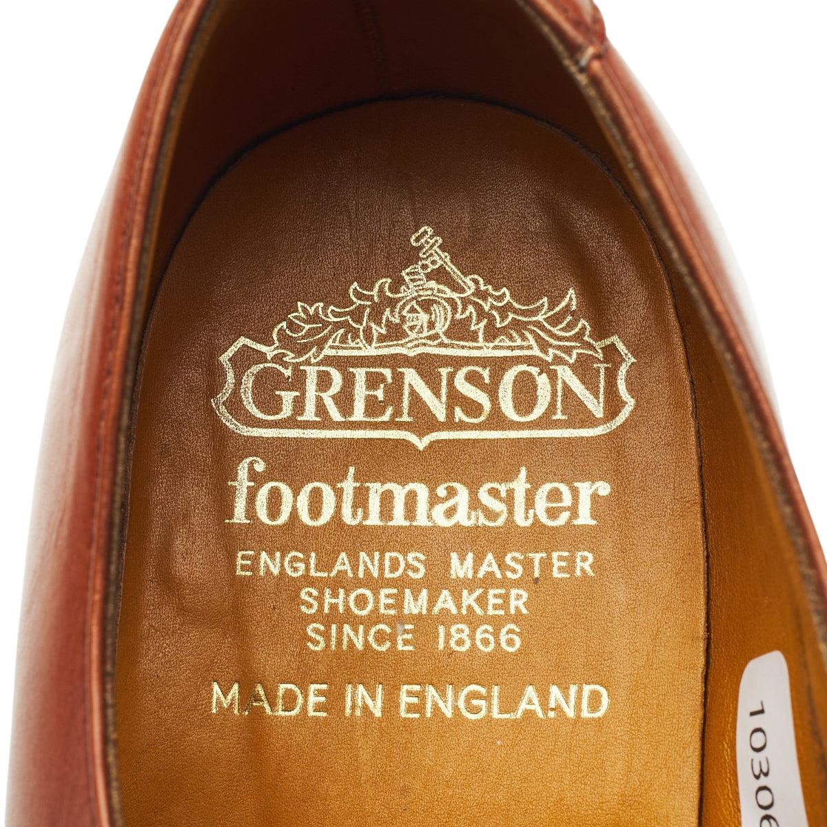 Vintage Tan Brown Leather Derby Split Toe Derby UK 6.5 EF