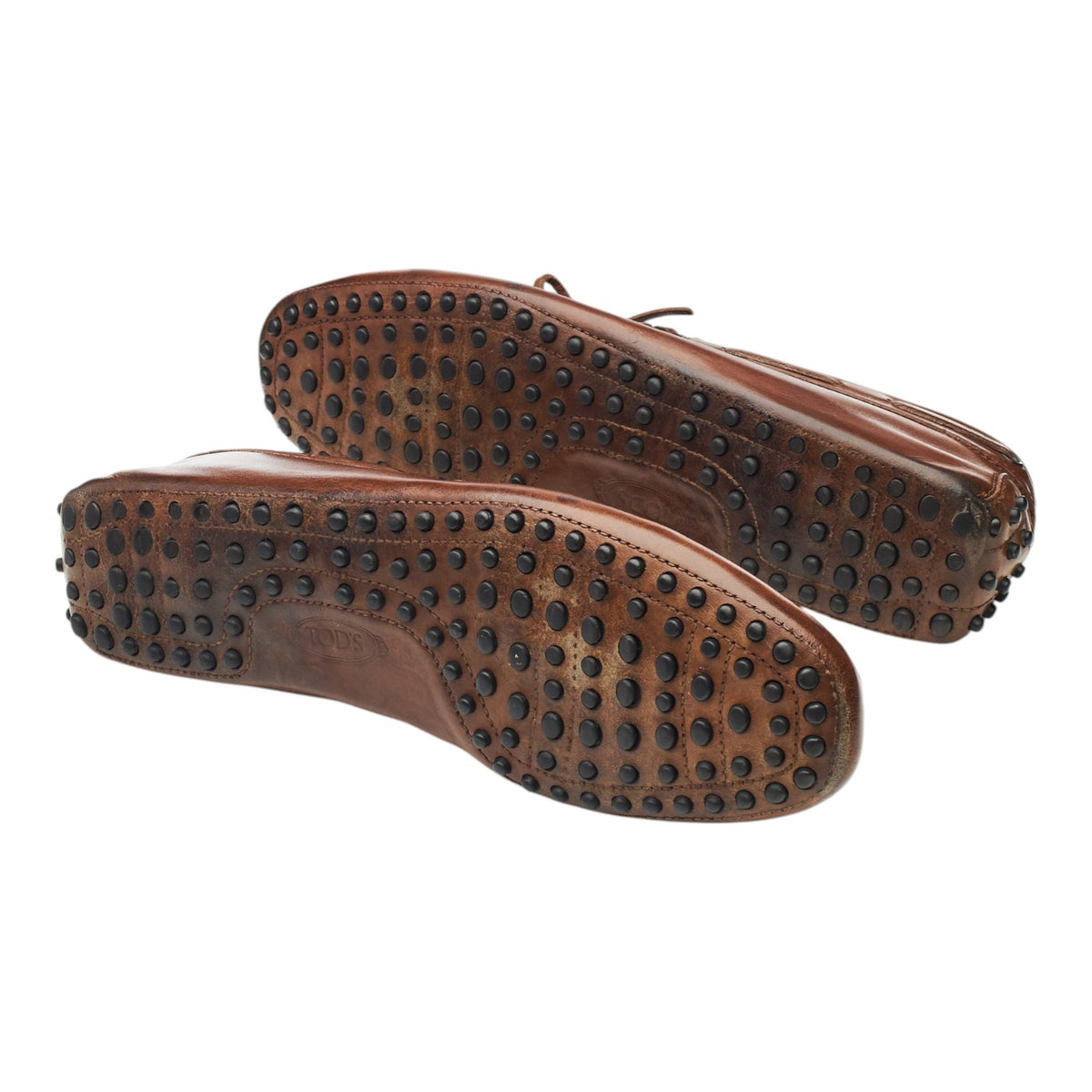 Gommino Brown Leather Driving Loafers UK 8.5