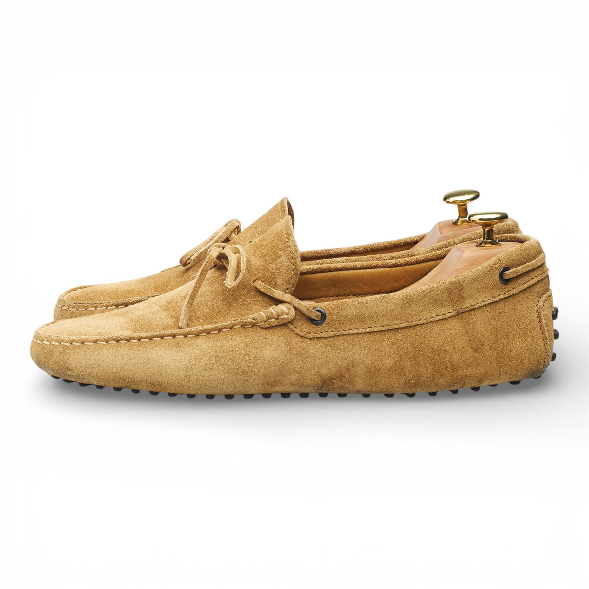 Gommino Sand Suede Driving Loafers UK 8.5