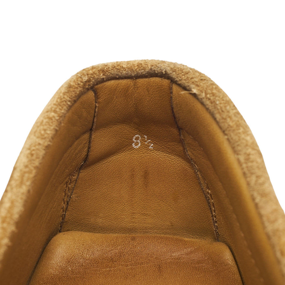 Gommino Sand Suede Driving Loafers UK 8.5