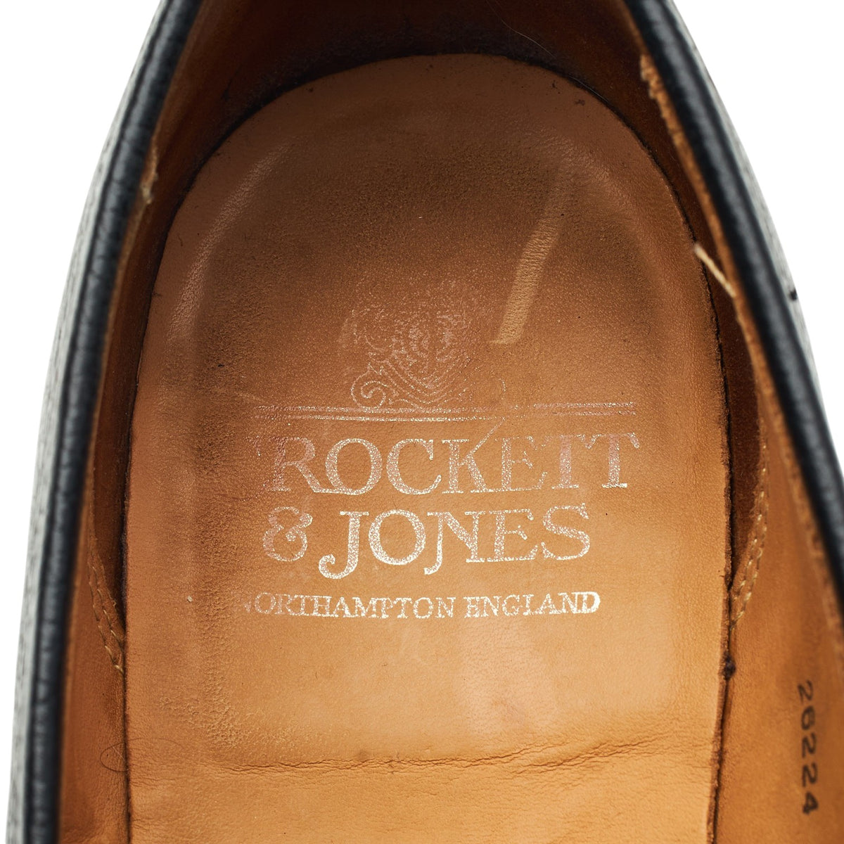 'Boston 2' Black Grain Leather Loafers UK 7.5 E