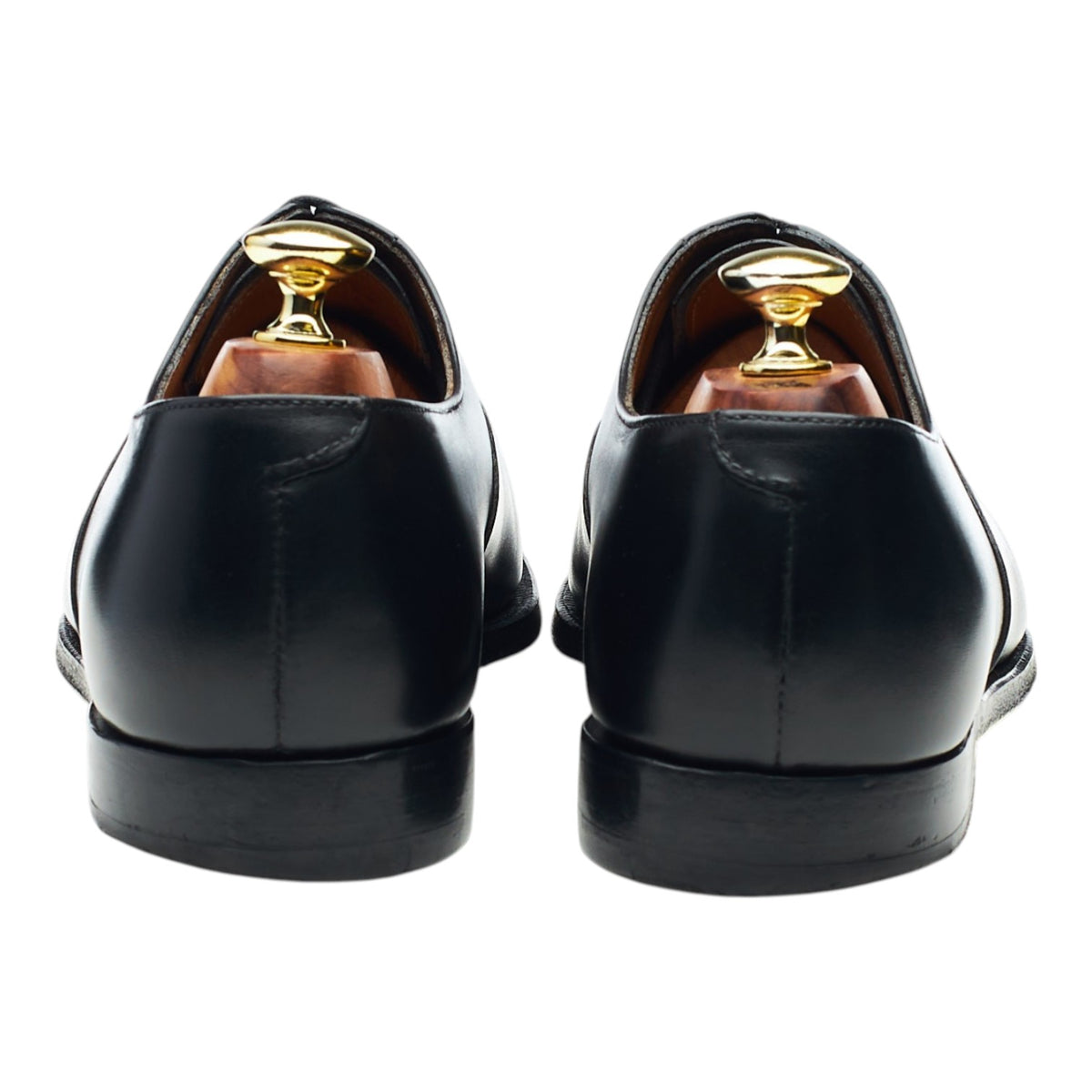 'Connaught' Black Leather Oxford UK 7 F