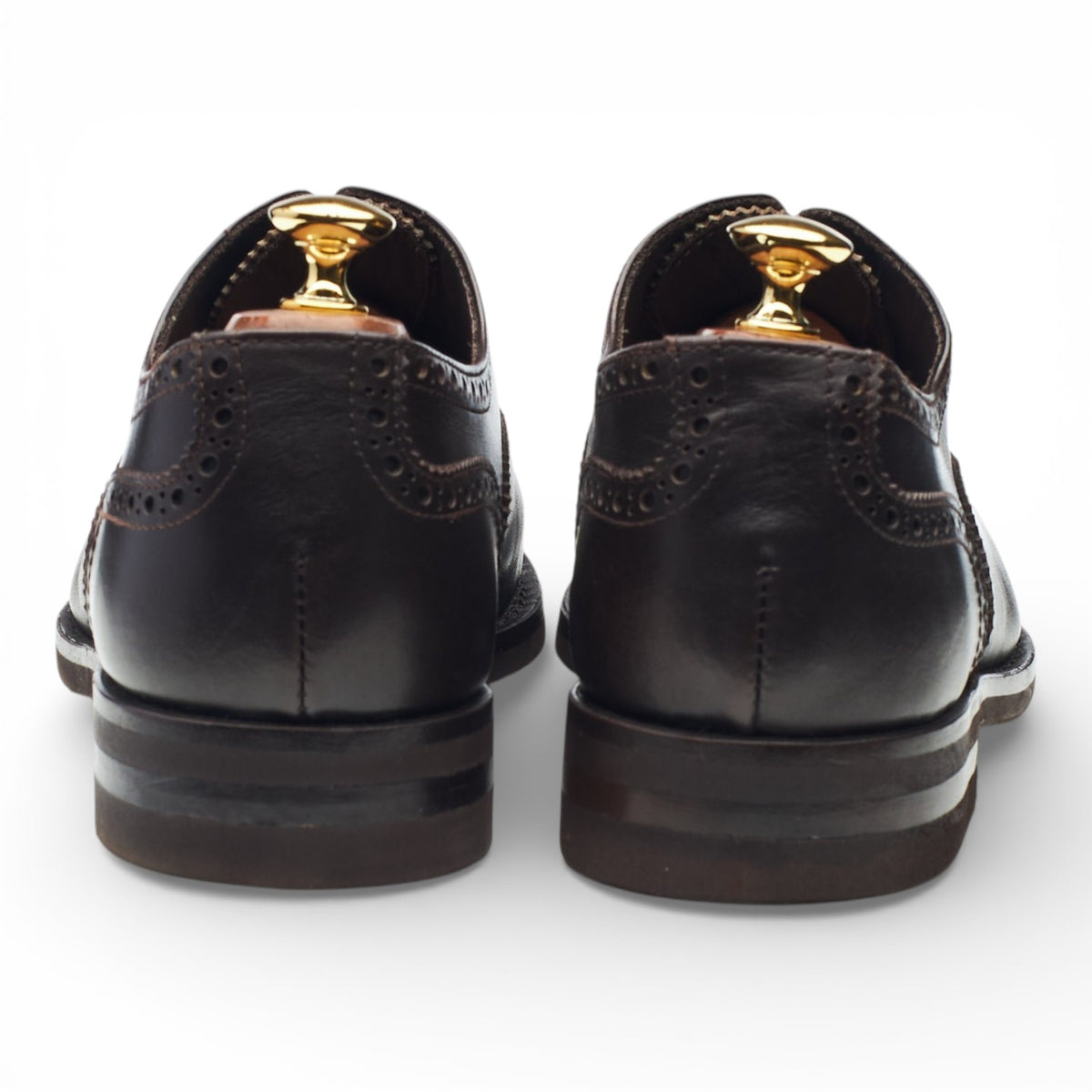 'Cavadent' Dark Brown Leather Oxford Brogues UK 10 EU 44