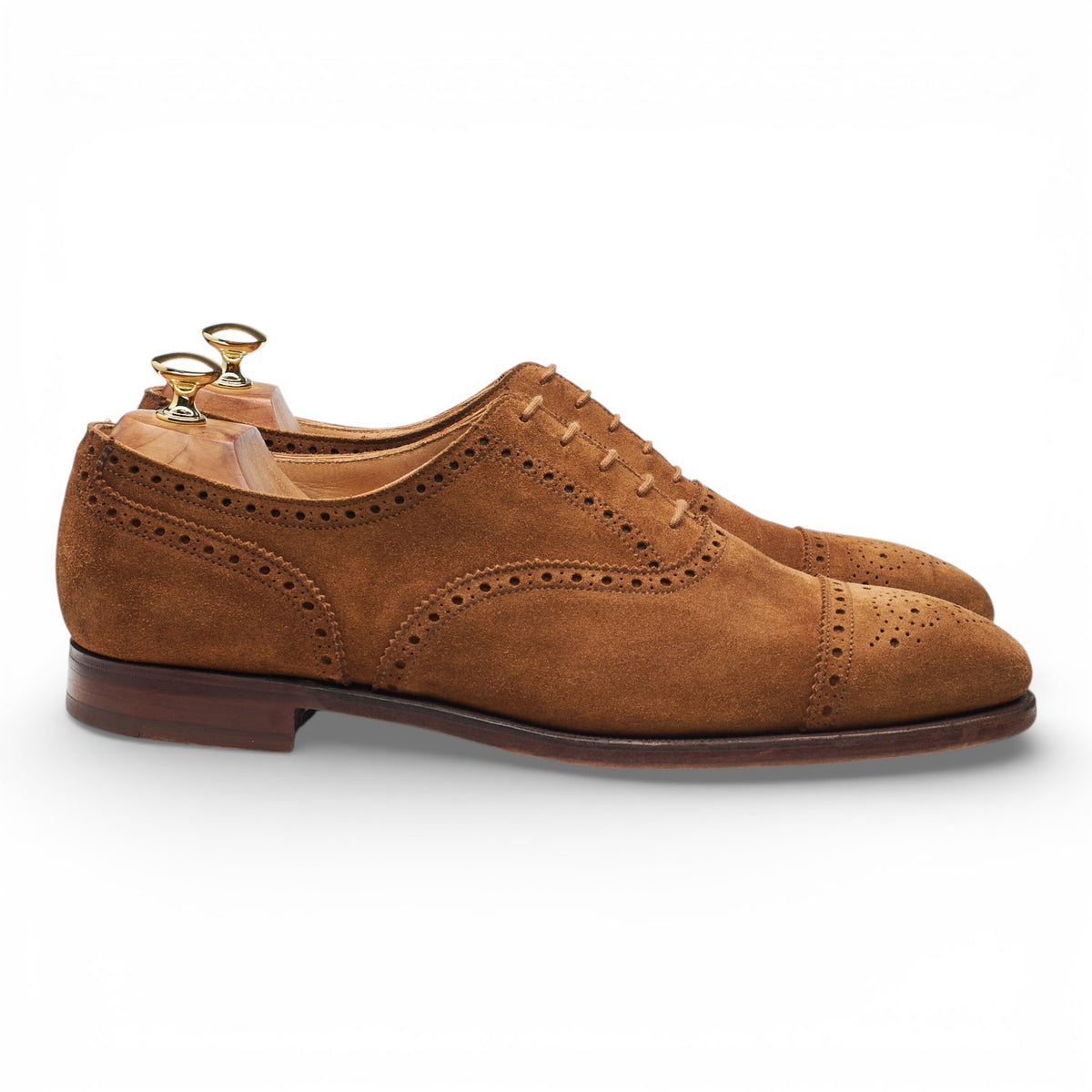 'Westfield' Snuff Brown Suede Oxford Brogues UK 10 E