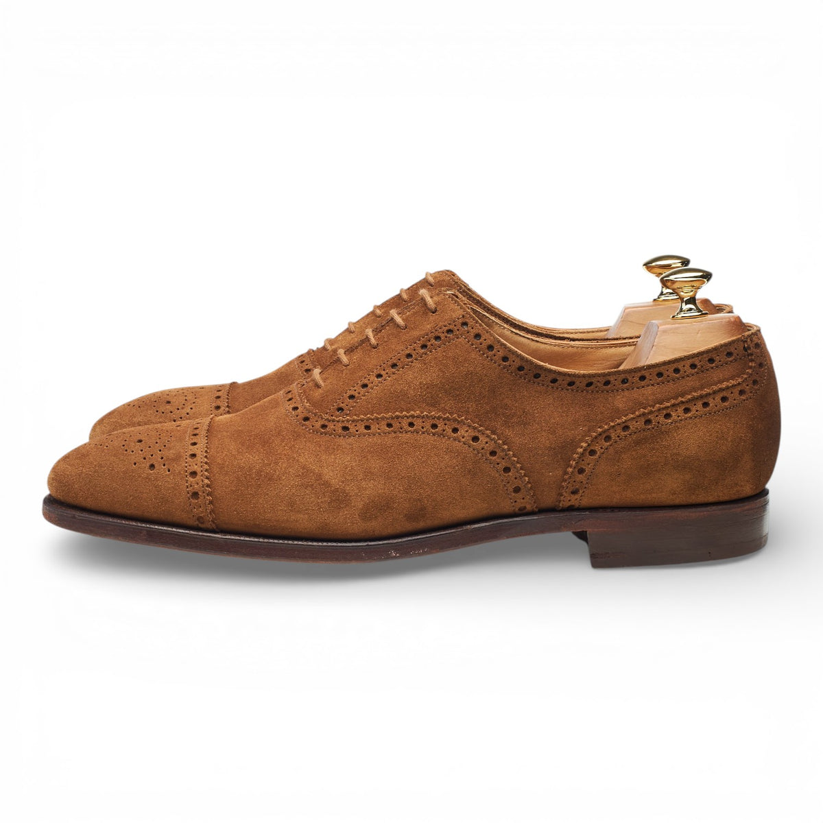 'Westfield' Snuff Brown Suede Oxford Brogues UK 10 E