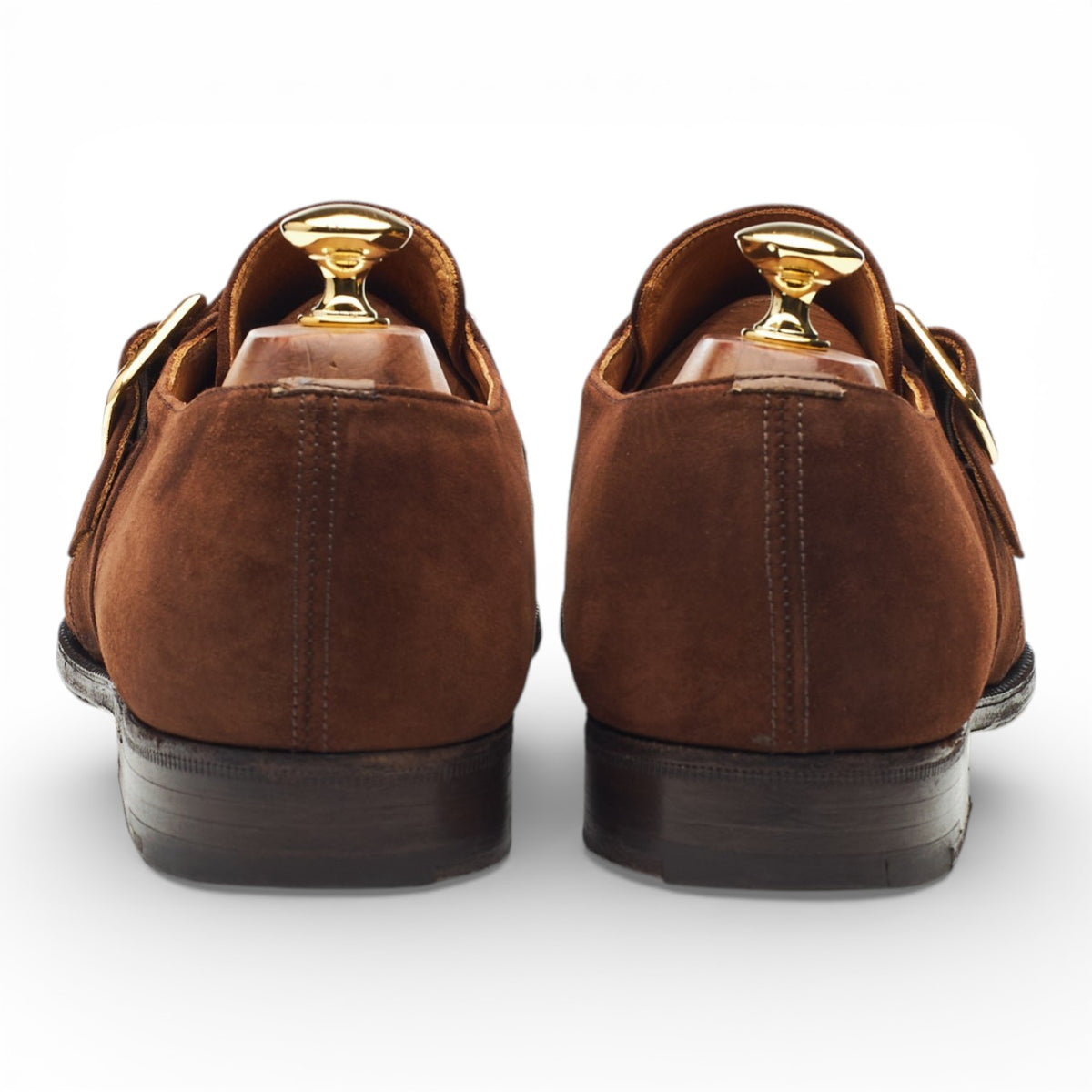 'Westbury' Brown Suede Monk Strap UK 10 F