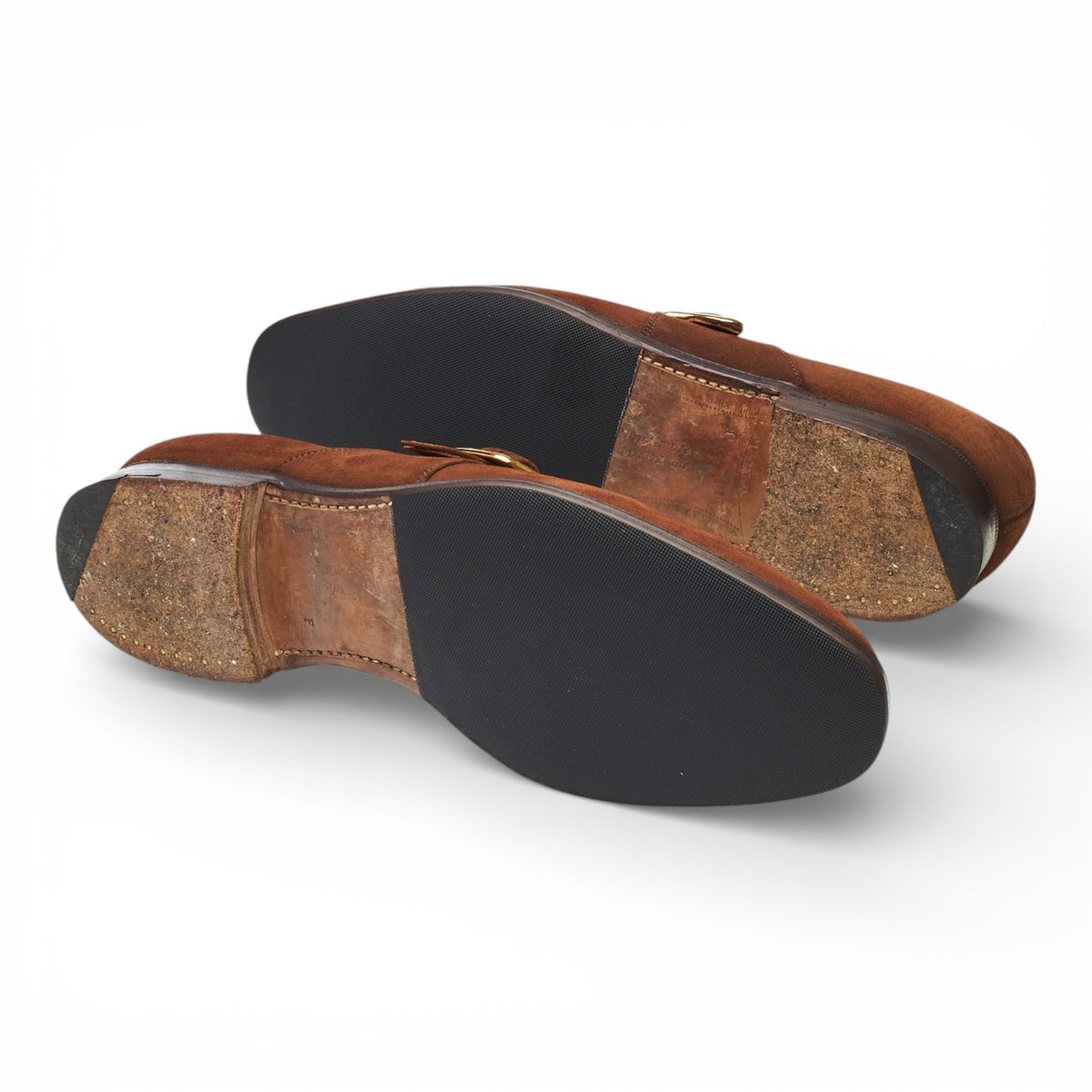 'Westbury' Brown Suede Monk Strap UK 10 F