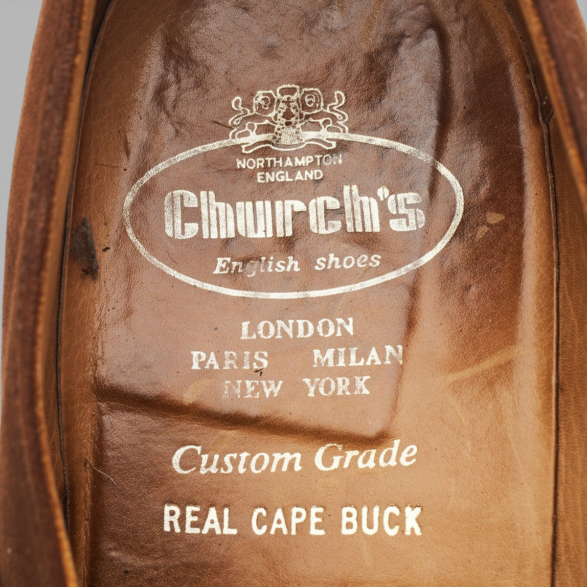 'Westbury' Brown Suede Monk Strap UK 10 F