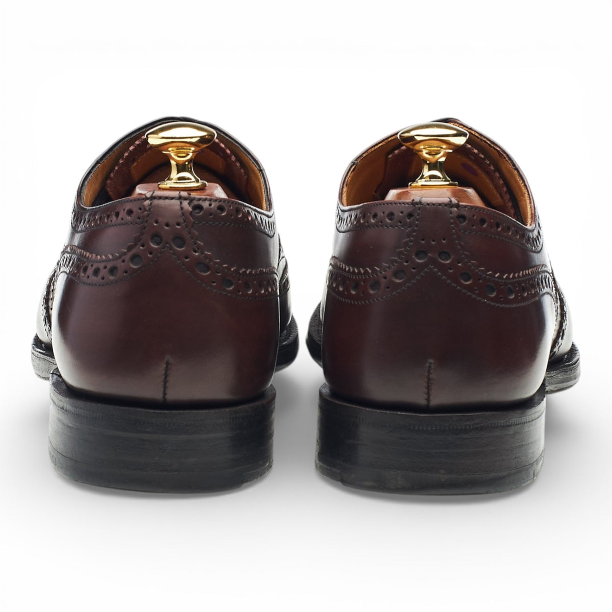 'Attleborough' Dark Brown Leather Oxford Brogues UK 9 G