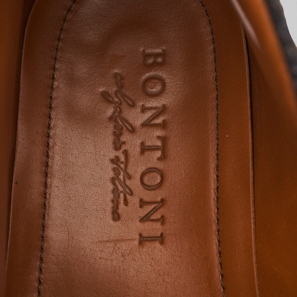 'Visionario' Tan Brown Leather Monk Strap Boots UK 9.5