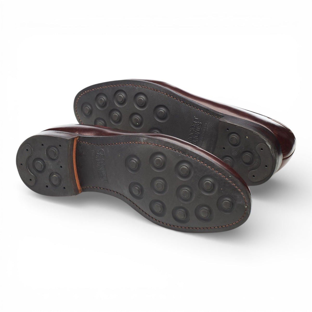 'Cavendish' Burgundy Cordovan Leather Tassel Loafers UK 8 E