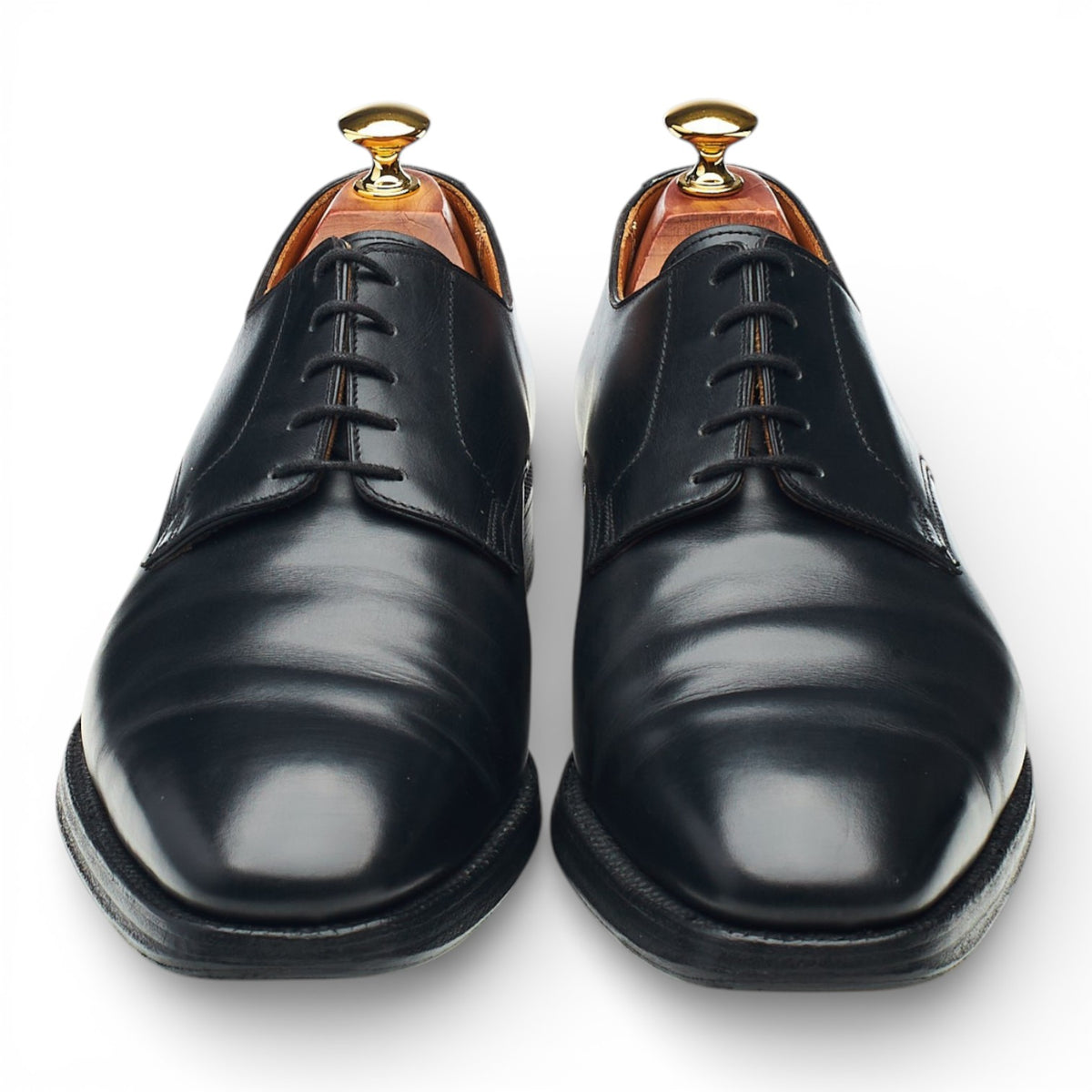 'Dover' Black Leather Derby UK 9 E