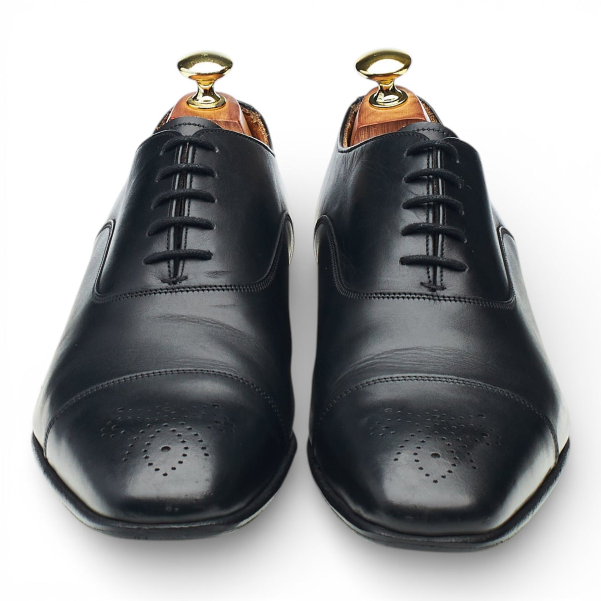 'Radcliffe' Black Leather Oxford UK 7.5 F