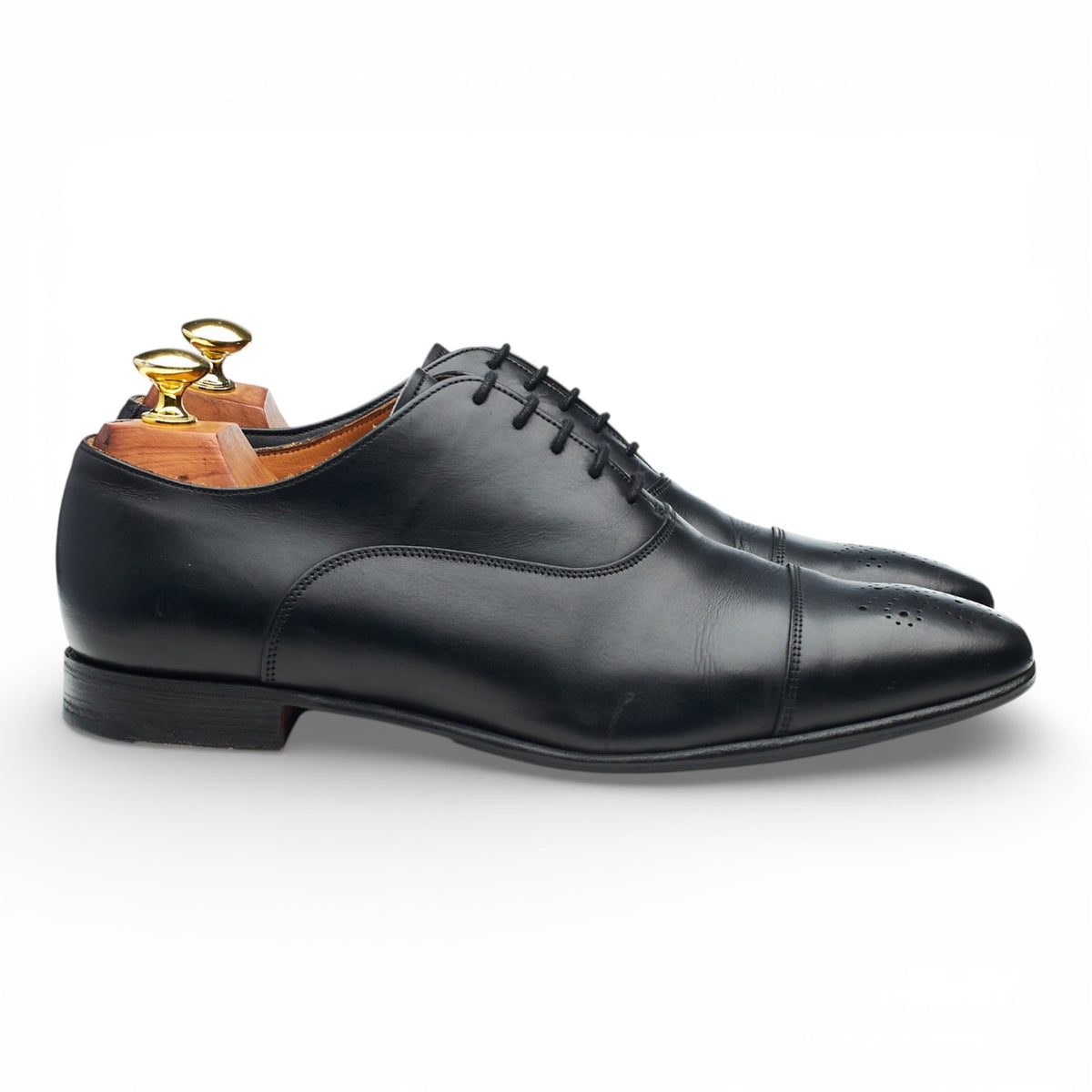 'Radcliffe' Black Leather Oxford UK 7.5 F