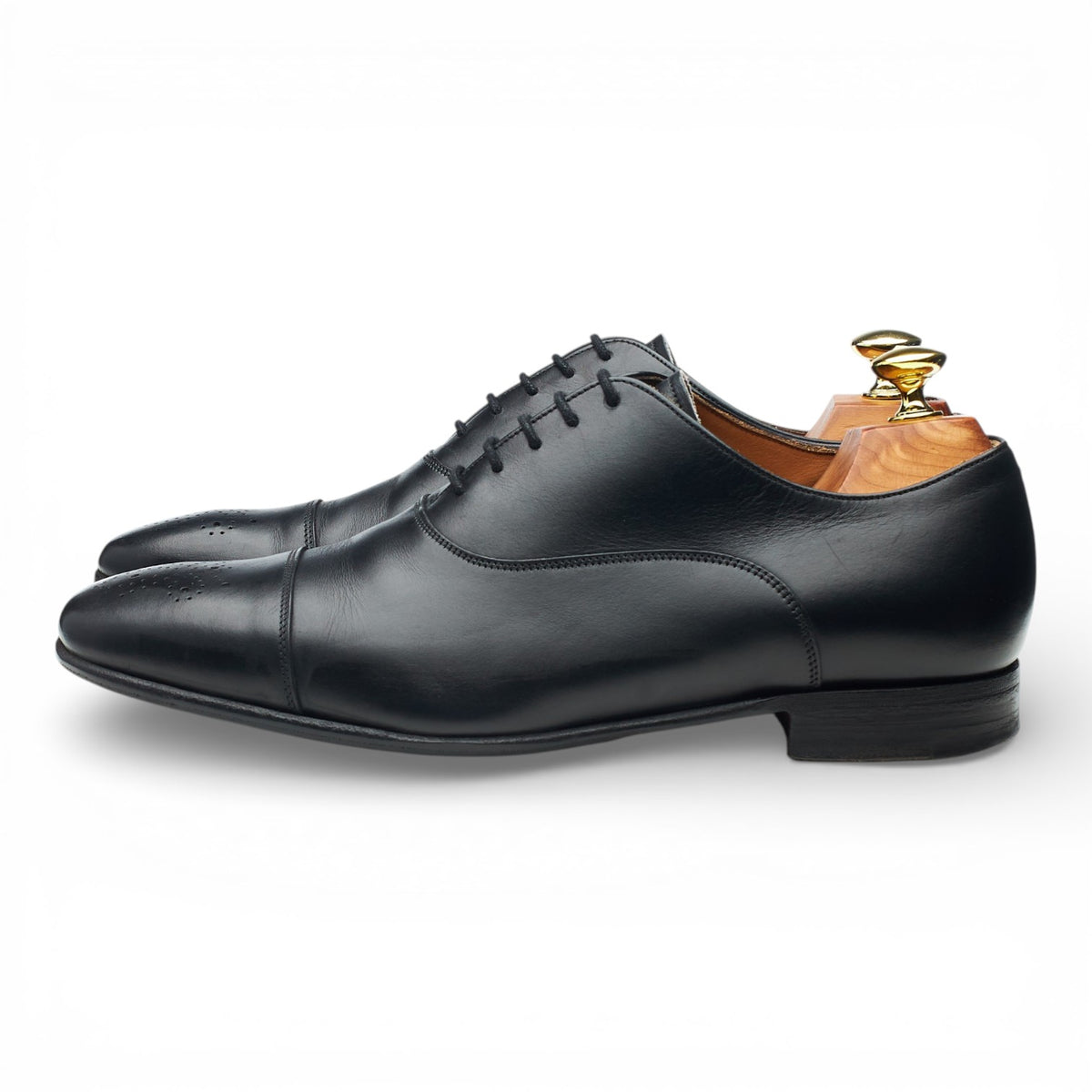 'Radcliffe' Black Leather Oxford UK 7.5 F