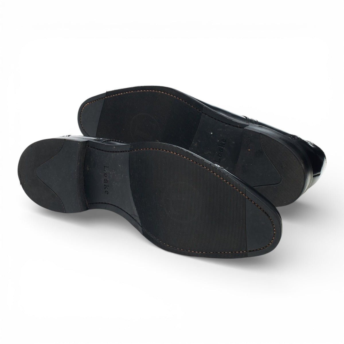 'Eldon' Black Leather Derby Brogues UK 9 F