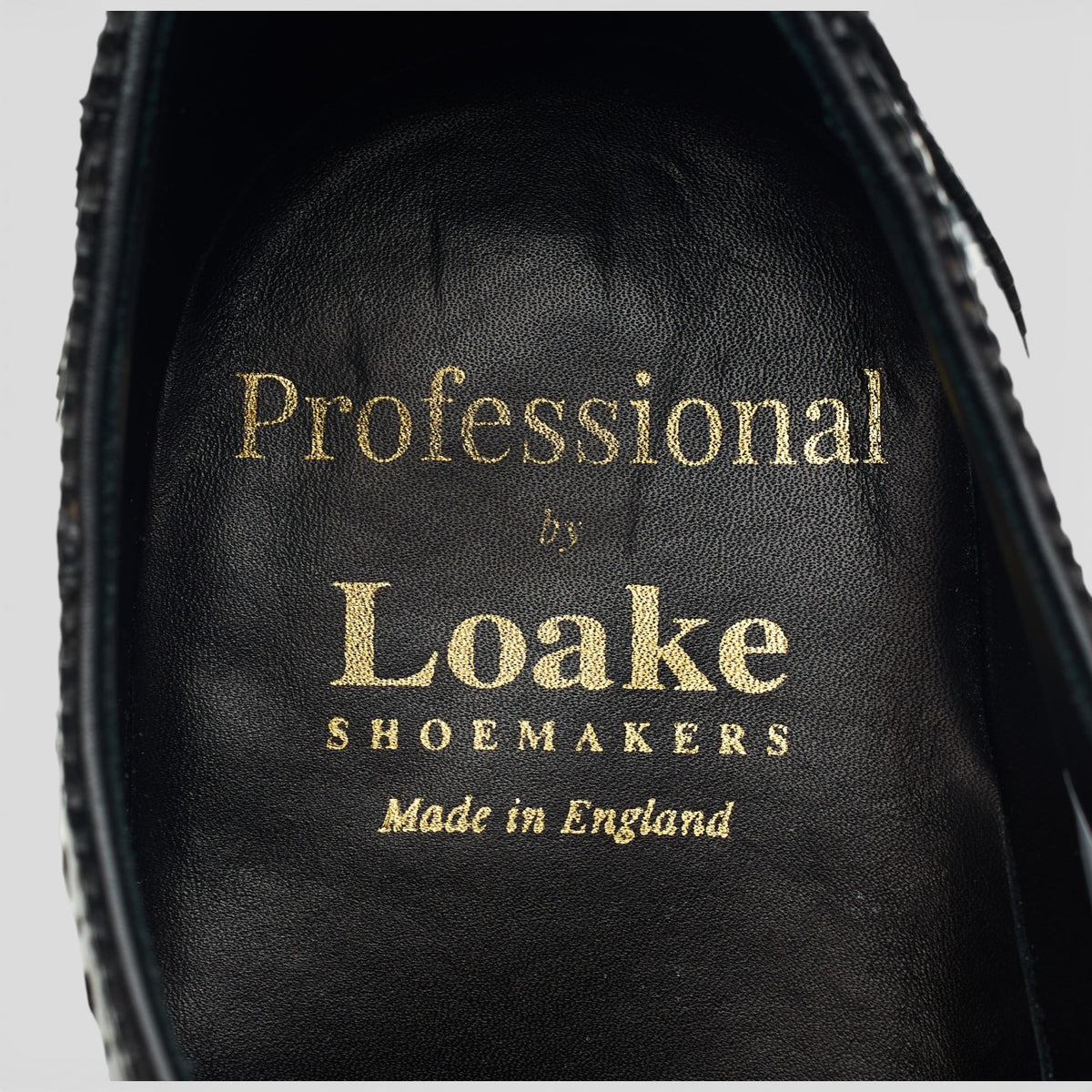 'Eldon' Black Leather Derby Brogues UK 9 F