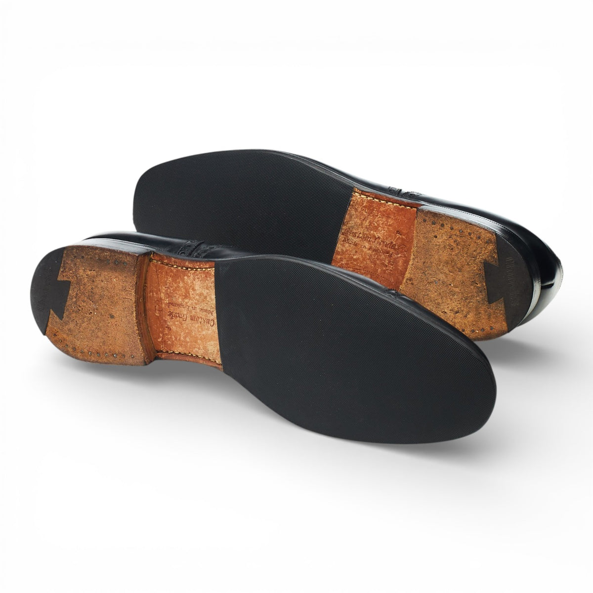 'Diplomat' Black Leather Oxford Brogues UK 11 F