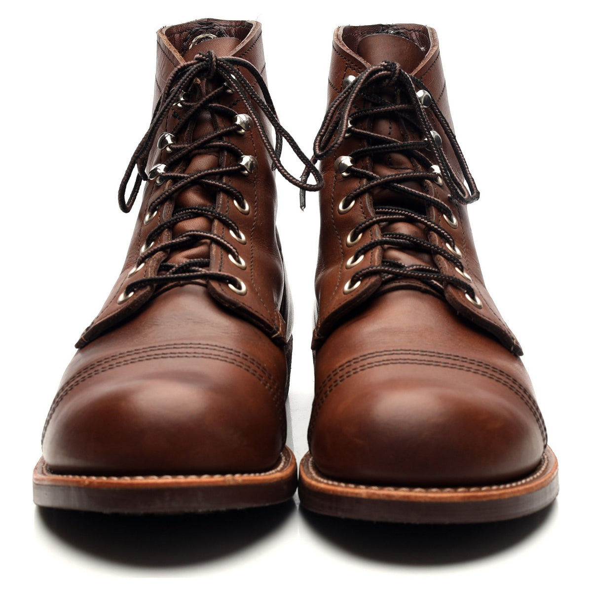 &#39;8111&#39; Brown Leather Iron Ranger Boots UK 7.5 US 8.5