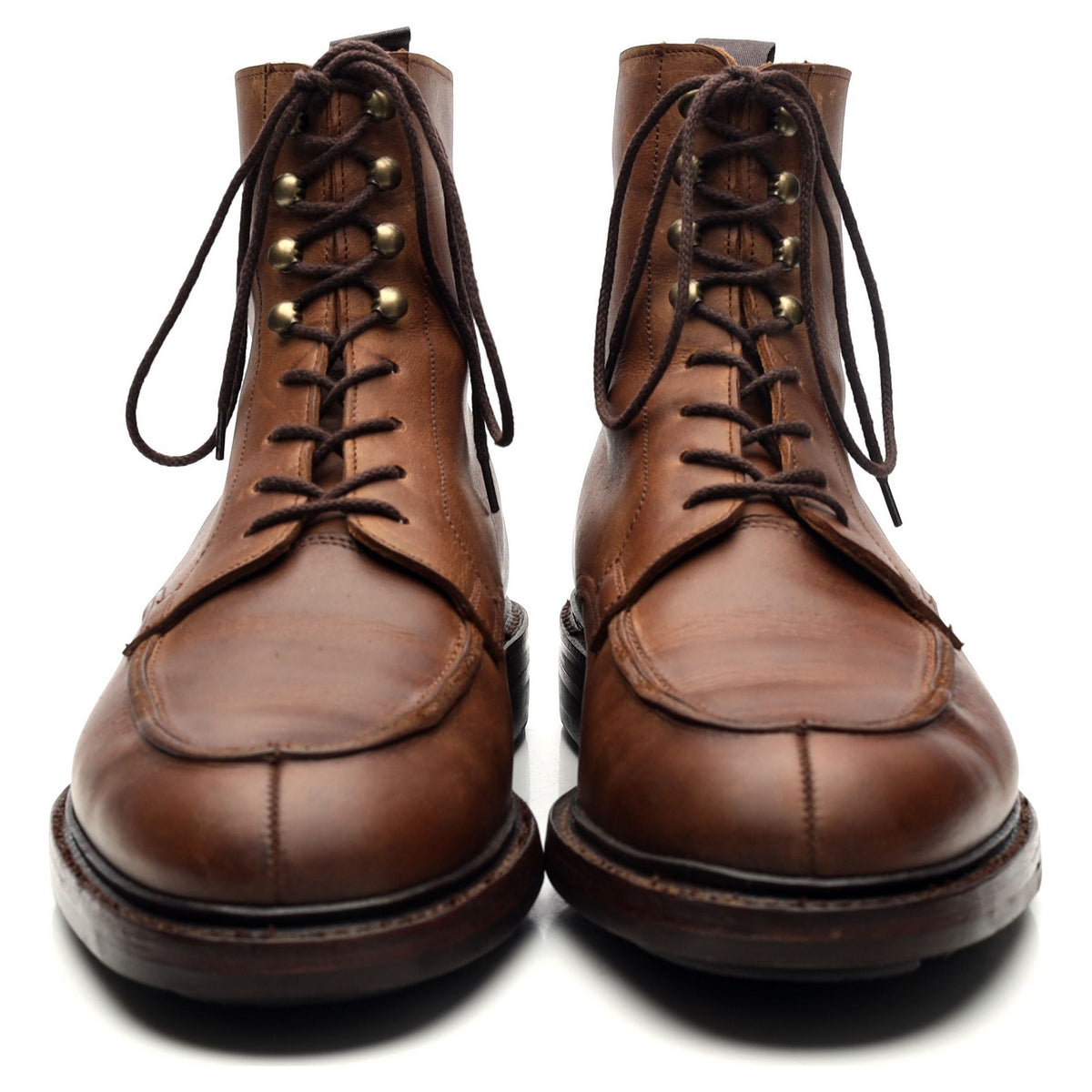 &#39;Ennerdale 2&#39; Brown Leather Split Toe Boots UK 8.5 E