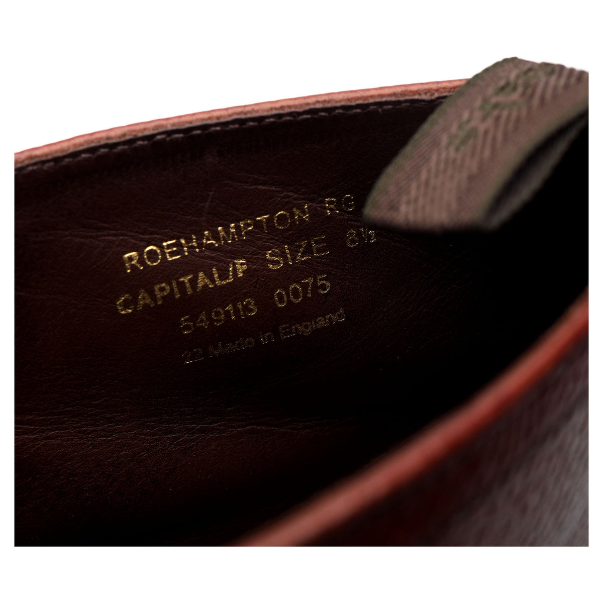 &#39;Roehampton&#39; Oxblood Leather Boots UK 8.5 F