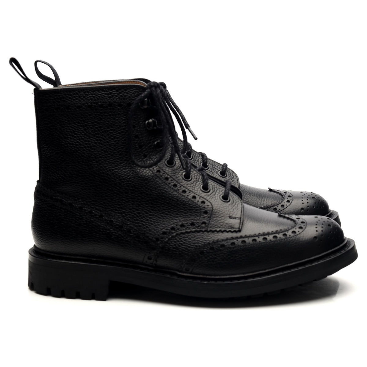 &#39;McFarlane 2&#39; Black Leather Boots UK 9 G