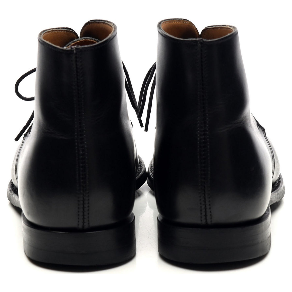 &#39;Upton&#39; Black Leather Chukka Boots UK 6.5 E