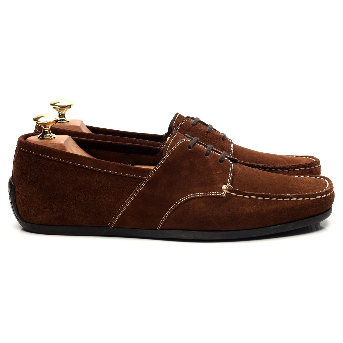 Brown Suede Boat Shoes UK 9