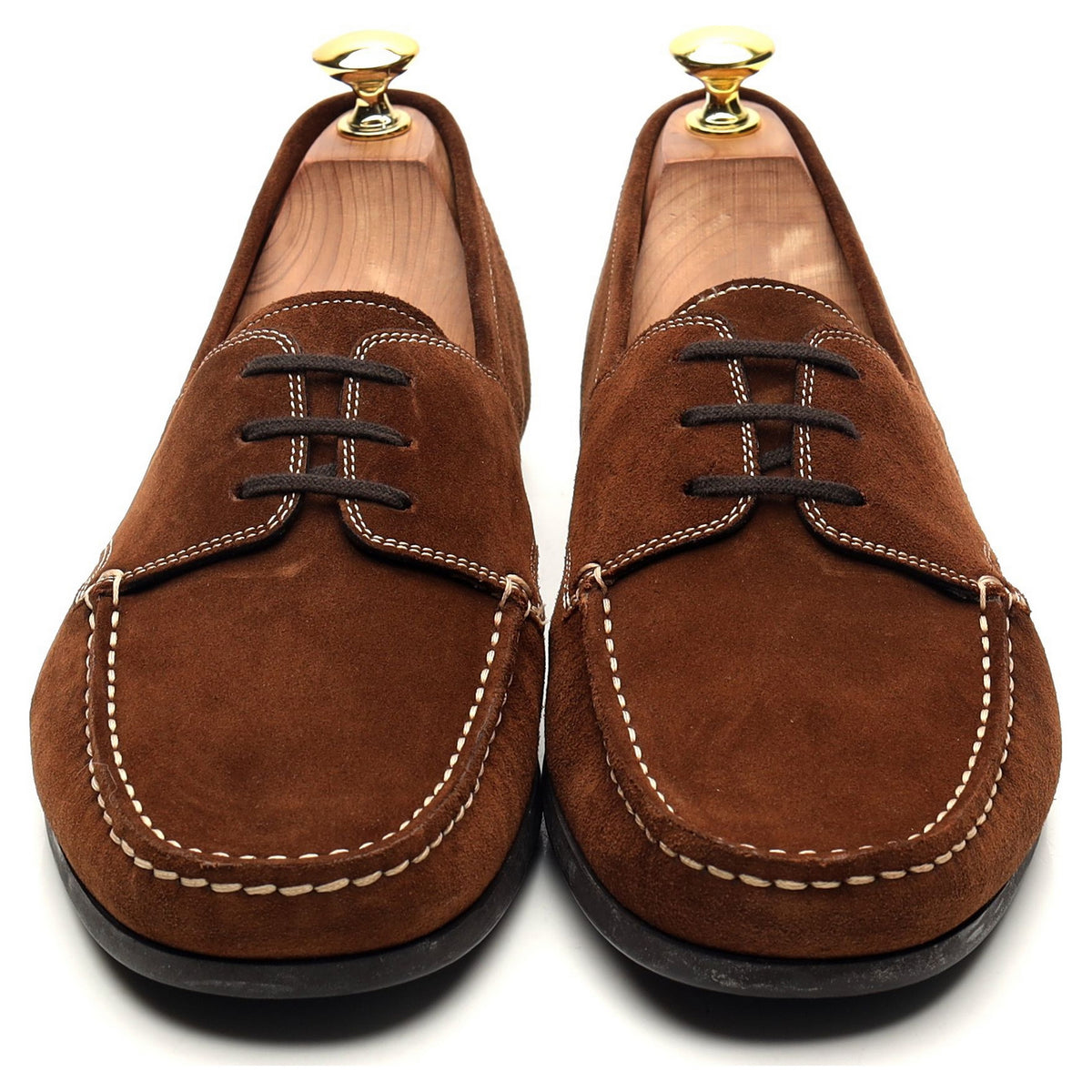 Brown Suede Boat Shoes UK 9
