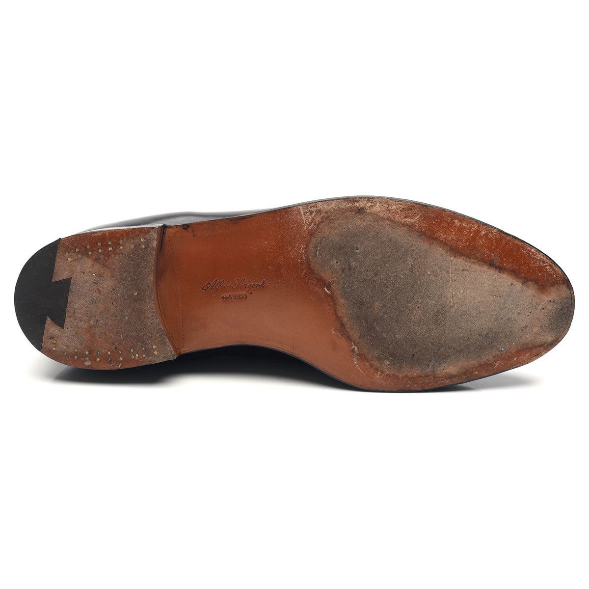 &#39;Barnwell&#39; Black Leather Tassel Loafers UK 11 EX