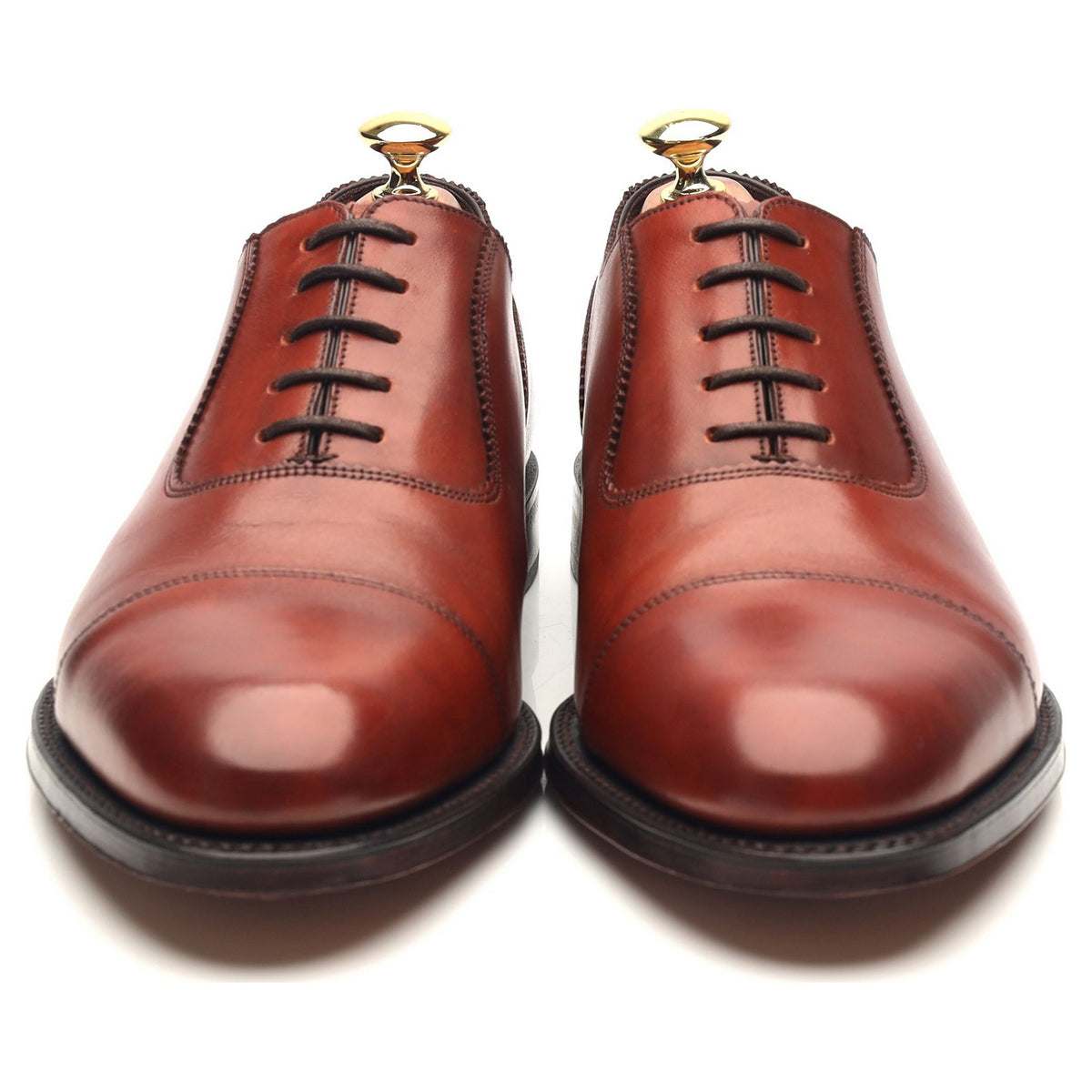 1880 Legacy &#39;Evans&#39; Brown Leather Oxford UK 8 F