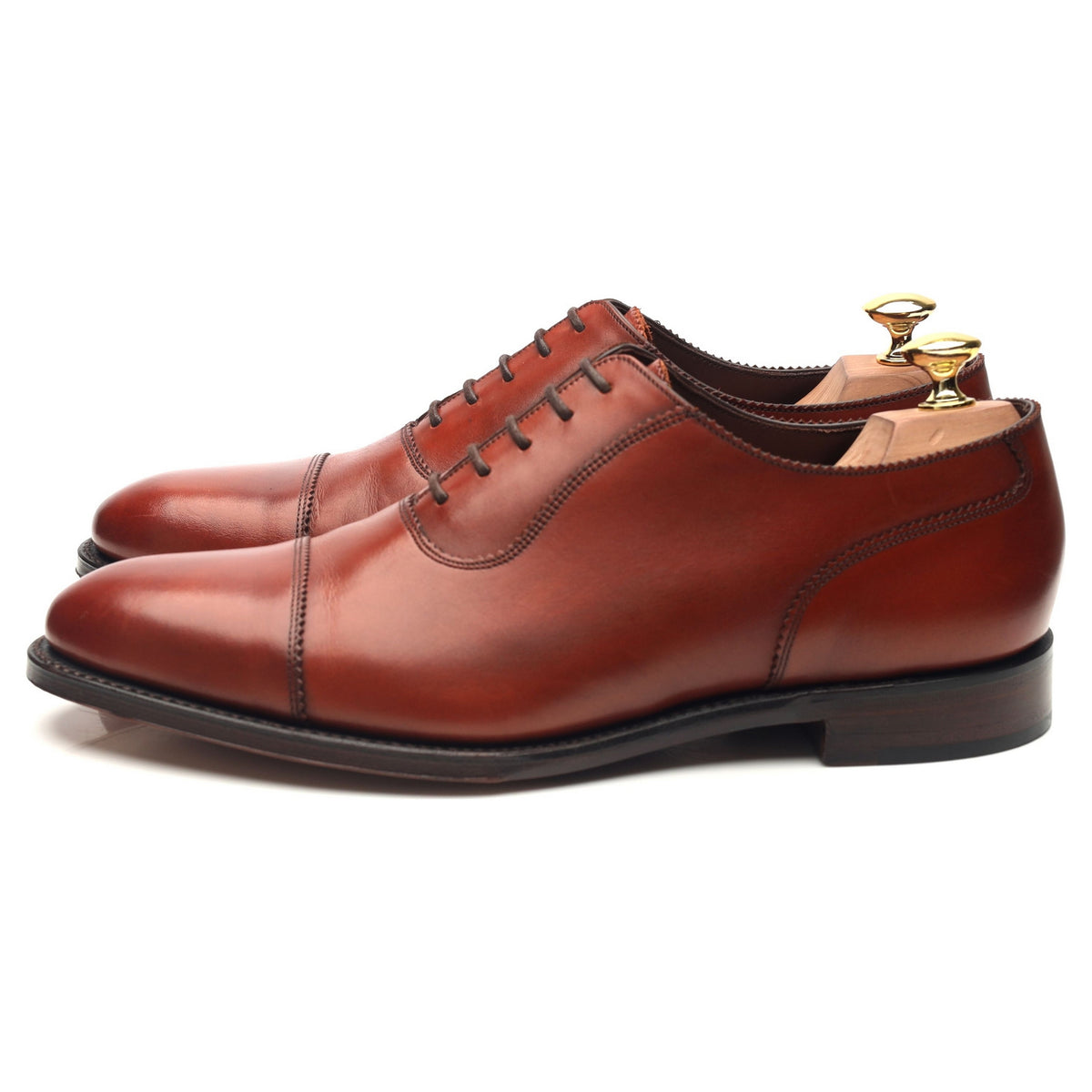 1880 Legacy &#39;Evans&#39; Brown Leather Oxford UK 8 F