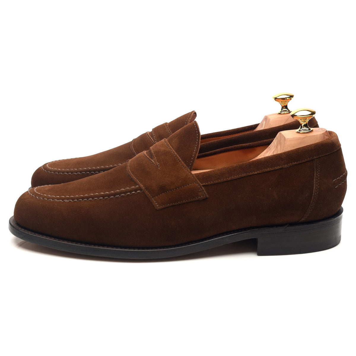 &#39;Aldwych&#39; Brown Suede Loafers UK 12 F